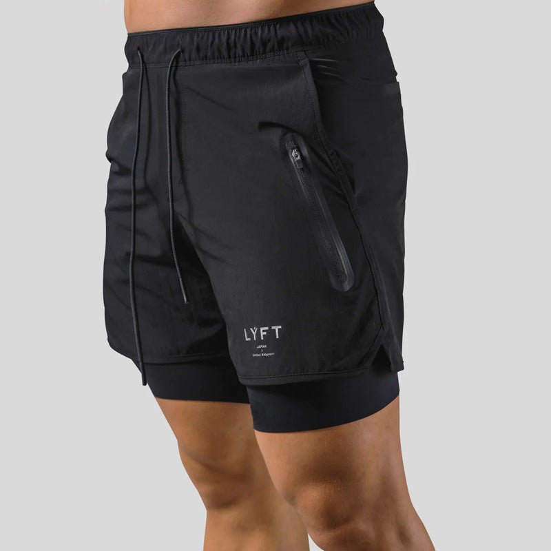 Vielseitige 2-in-1-Sport- und Trainingsshorts für Männer - optimale Leistung und Komfort bei jedem Schritt
