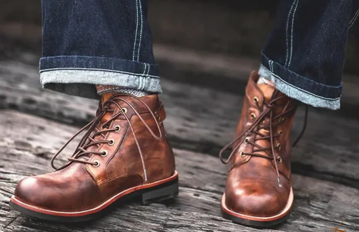 Elegante Herren-Lederschuhe im Retro-Stil - die Klassiker mit außergewöhnlichem Komfort verbinden