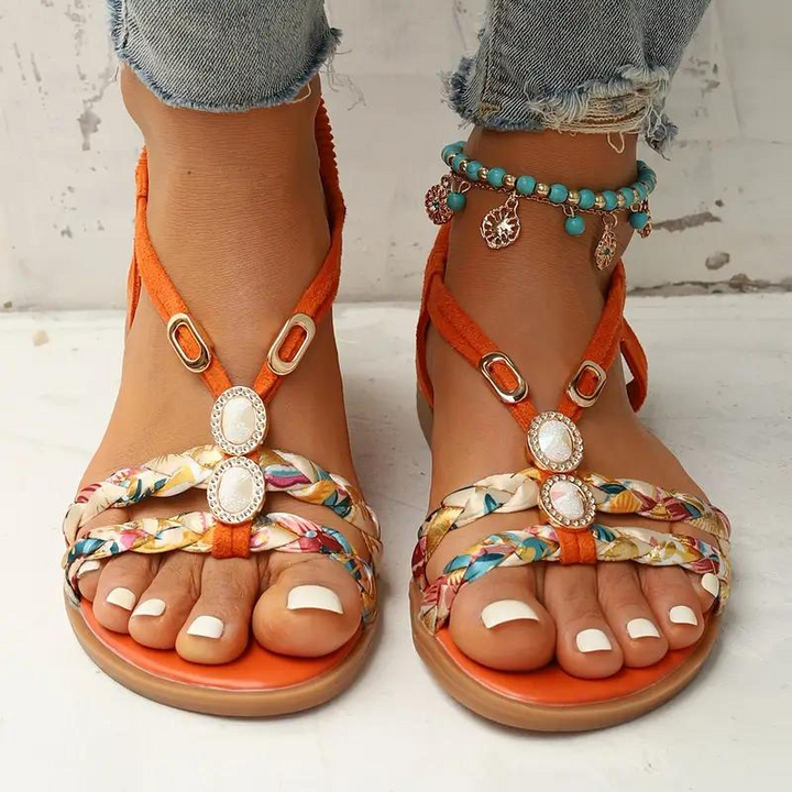 Elegante flache Damensandalen für unglaublichen Komfort und Stil