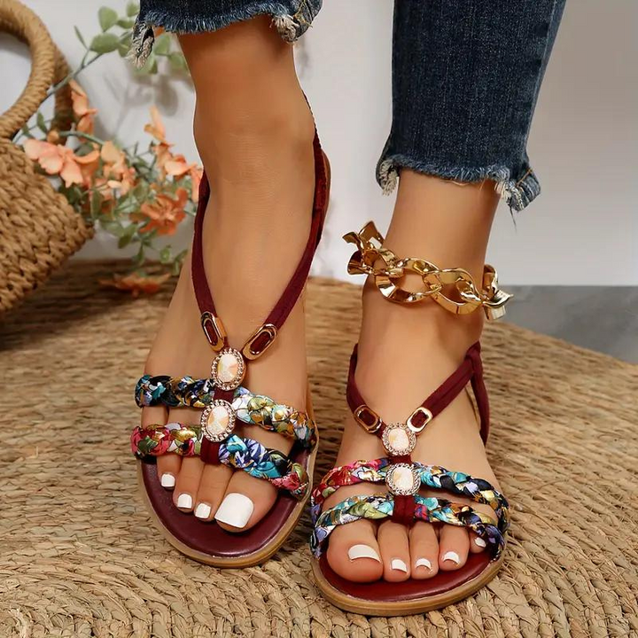 Elegante flache Damensandalen für unglaublichen Komfort und Stil