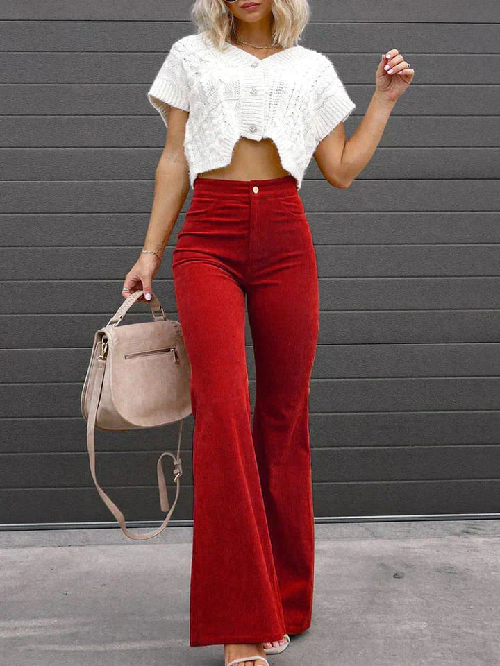 Modne damskie spodnie sztruksowe – must-have do stylowego i eleganckiego looku
