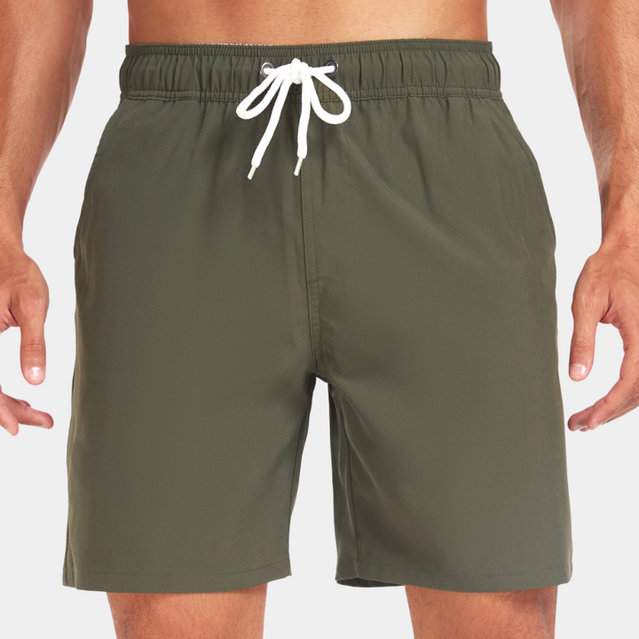 Męskie stylowe szorty kąpielowe z sznurkiem – Must-Have na lato dla entuzjastów plaży