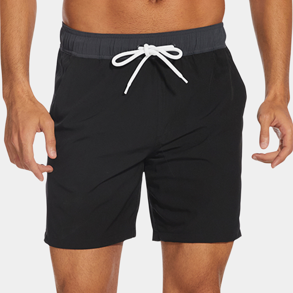 Męskie stylowe szorty kąpielowe z sznurkiem – Must-Have na lato dla entuzjastów plaży
