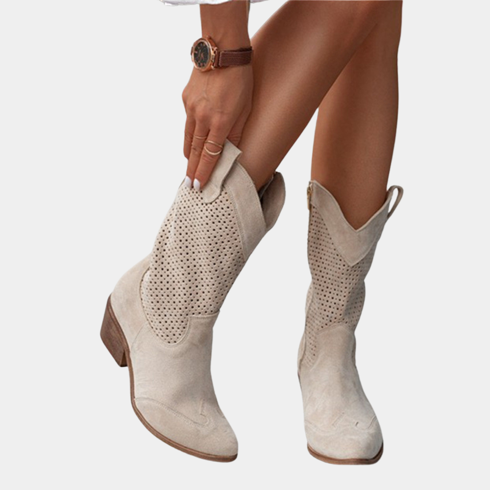 Elegante und luftige Damen-Cowboystiefel für maximalen Komfort
