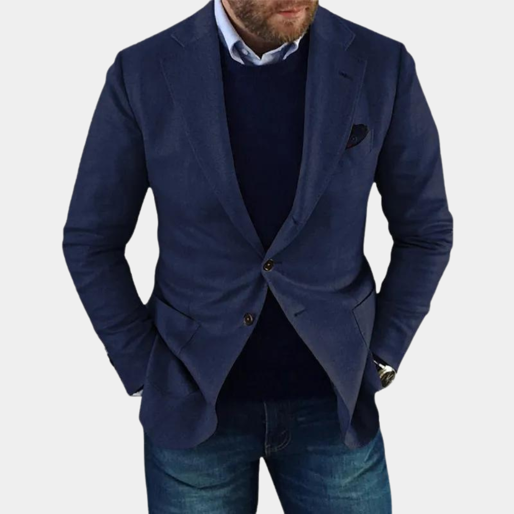 Stilvolle Herren Casual Jacke mit Stilosi-Knöpfen - Eleganz und Komfort für jeden Tag