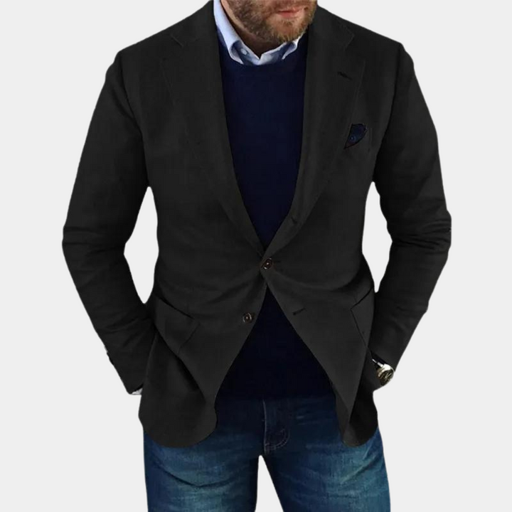 Stilvolle Herren Casual Jacke mit Stilosi-Knöpfen - Eleganz und Komfort für jeden Tag