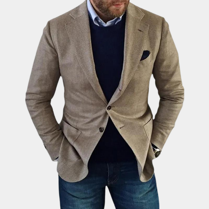 Stilvolle Herren Casual Jacke mit Stilosi-Knöpfen - Eleganz und Komfort für jeden Tag