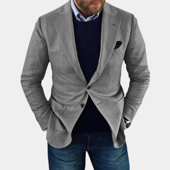Stilvolle Herren Casual Jacke mit Stilosi-Knöpfen - Eleganz und Komfort für jeden Tag