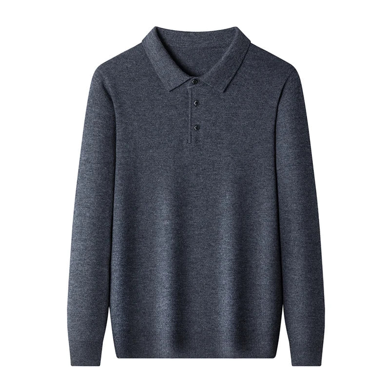 Stilvoller und luxuriöser Herren-Polopullover - eine Kombination aus Eleganz und Komfort