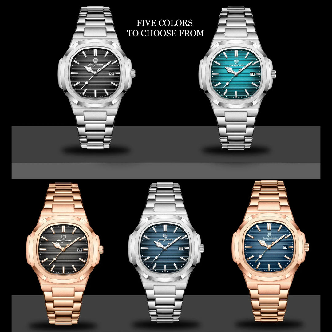 Elegante Herren Edelstahl-Armbanduhr – Perfekt für jeden Anlass