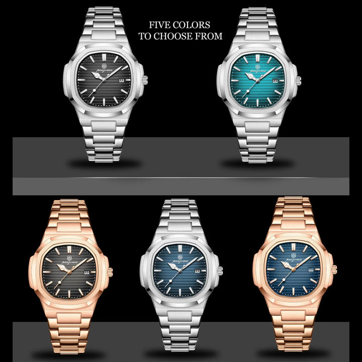 Elegante Herren Edelstahl-Armbanduhr – Perfekt für jeden Anlass