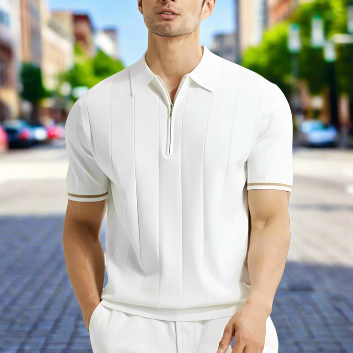 Laurel - Stilvolles und bequemes Herren-Poloshirt mit Reißverschluss für einen einzigartigen Look