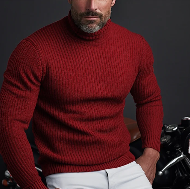 Eleganter und hochwertiger Herren-Rollkragenpullover - ergonomisches Design, ideal für jede Gelegenheit