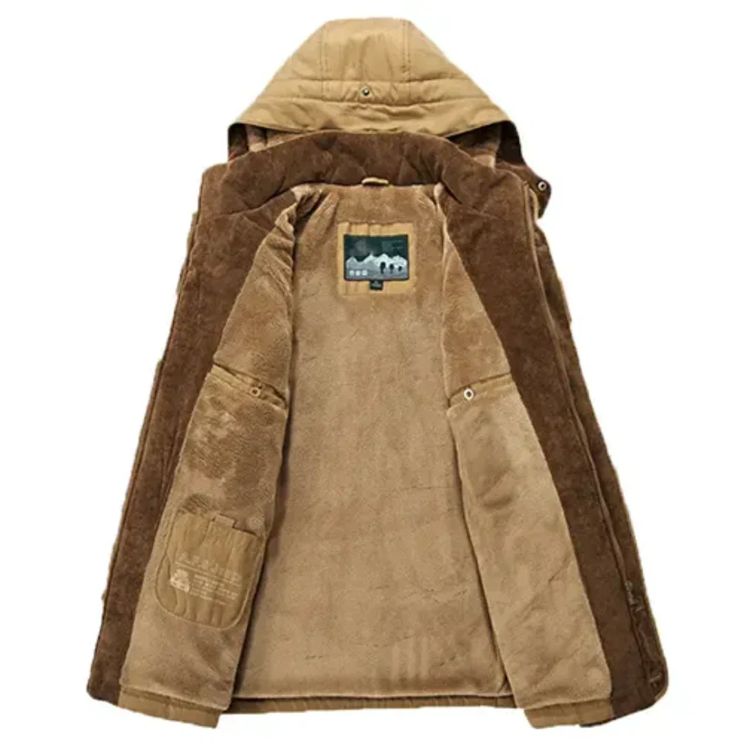 Klassische Lexer Winterjacke mit Kapuze für Herren - die perfekte Kombination aus Wärme und Stil