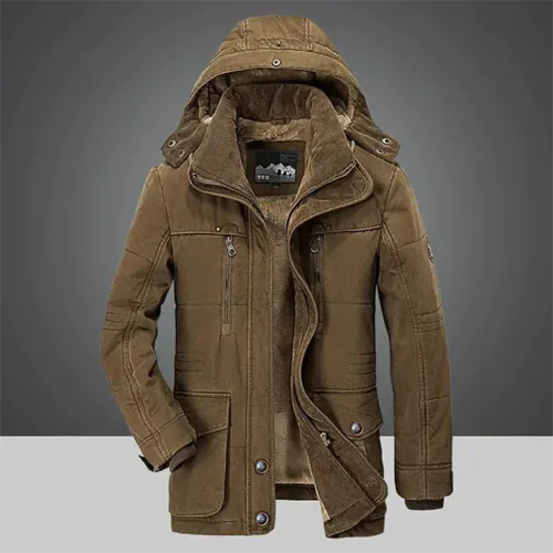 Klassische Lexer Winterjacke mit Kapuze für Herren - die perfekte Kombination aus Wärme und Stil