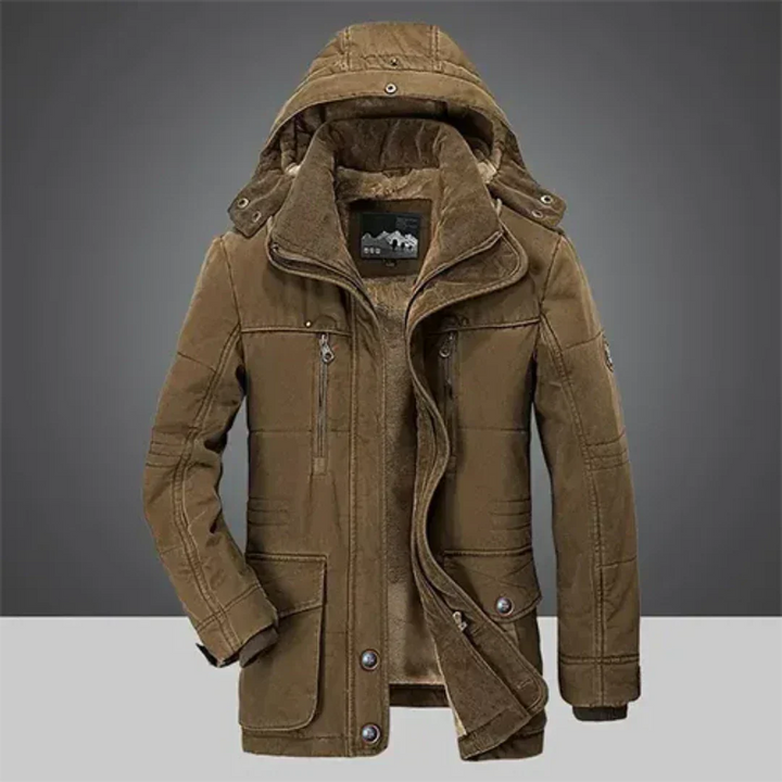 Klassische Lexer Winterjacke mit Kapuze für Herren - die perfekte Kombination aus Wärme und Stil