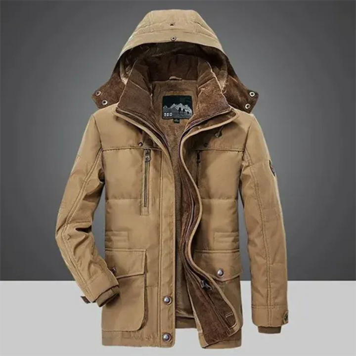 Klassische Lexer Winterjacke mit Kapuze für Herren - die perfekte Kombination aus Wärme und Stil