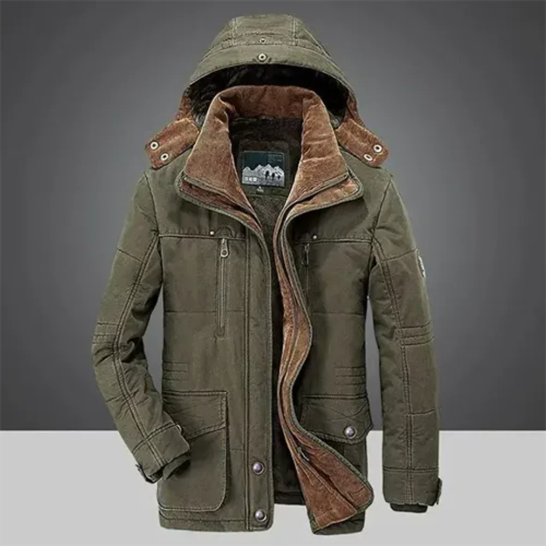 Klassische Lexer Winterjacke mit Kapuze für Herren - die perfekte Kombination aus Wärme und Stil