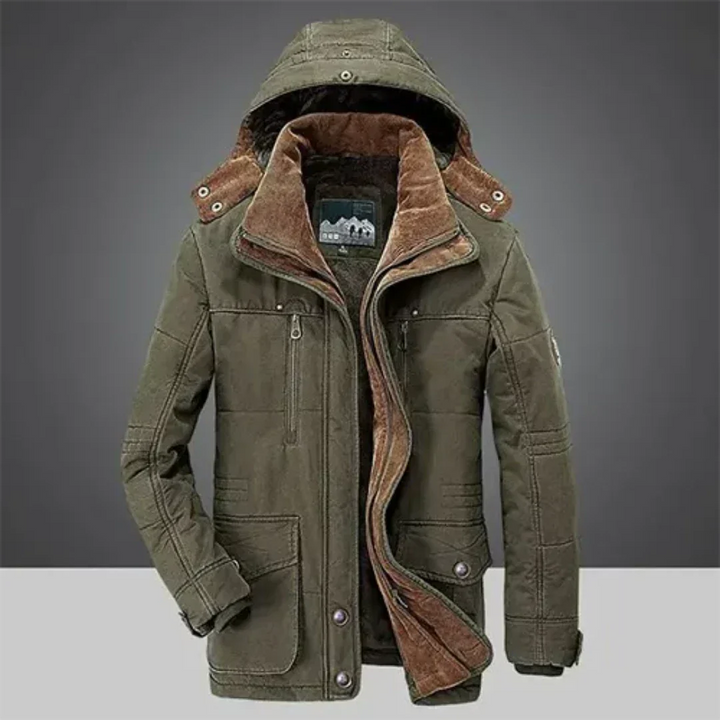 Klassische Lexer Winterjacke mit Kapuze für Herren - die perfekte Kombination aus Wärme und Stil