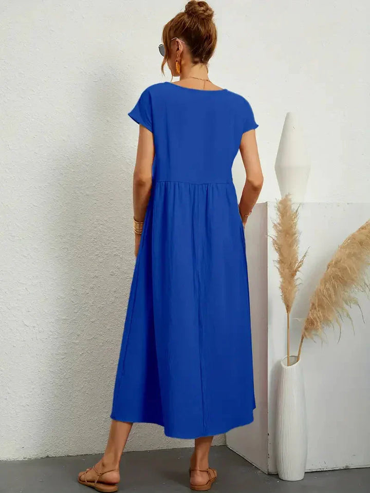 Stilvolles und elegantes langes Damenkleid für besondere Anlässe