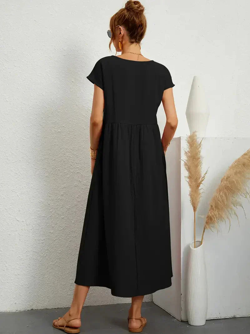 Stilvolles und elegantes langes Damenkleid für besondere Anlässe