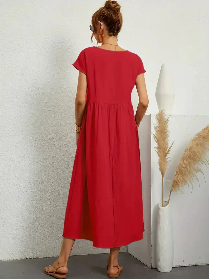 Stilvolles und elegantes langes Damenkleid für besondere Anlässe