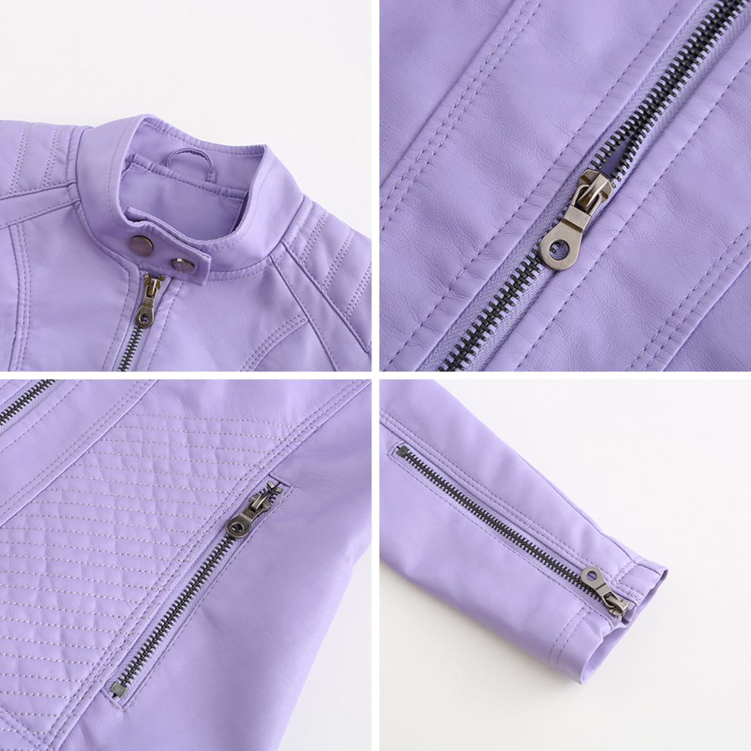Andrijana - Luxuriöse Lederjacke für außergewöhnlichen Stil