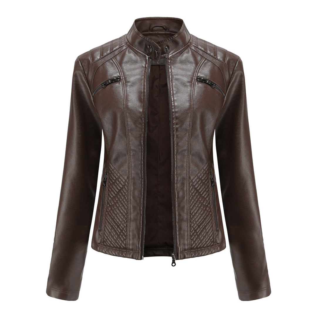 Andrijana - Luxuriöse Lederjacke für außergewöhnlichen Stil