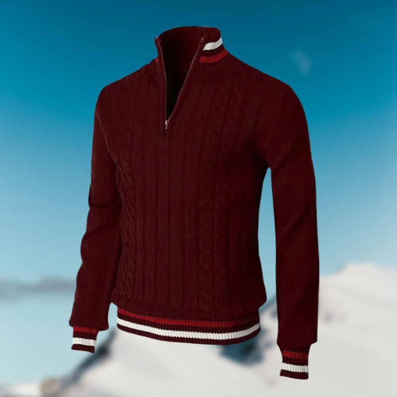 Martin - Klassischer Herrenpullover mit elegantem Kragen für besondere Anlässe