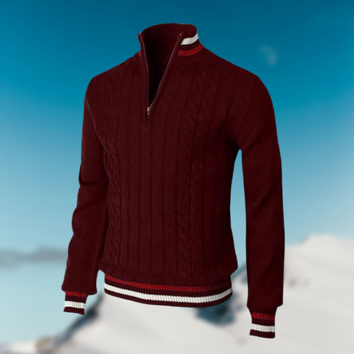 Martin - Klassischer Herrenpullover mit elegantem Kragen für besondere Anlässe