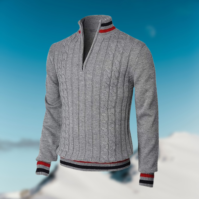 Martin - Klassischer Herrenpullover mit elegantem Kragen für besondere Anlässe