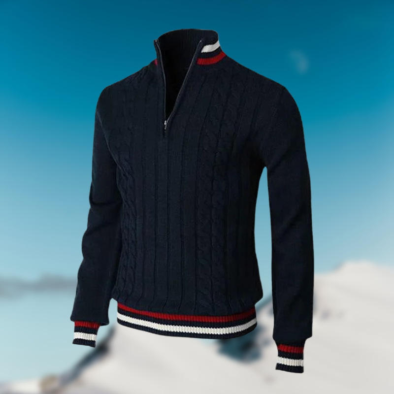 Martin - Klassischer Herrenpullover mit elegantem Kragen für besondere Anlässe