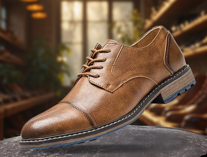 Modische Herrenschnürschuhe in großen Größen