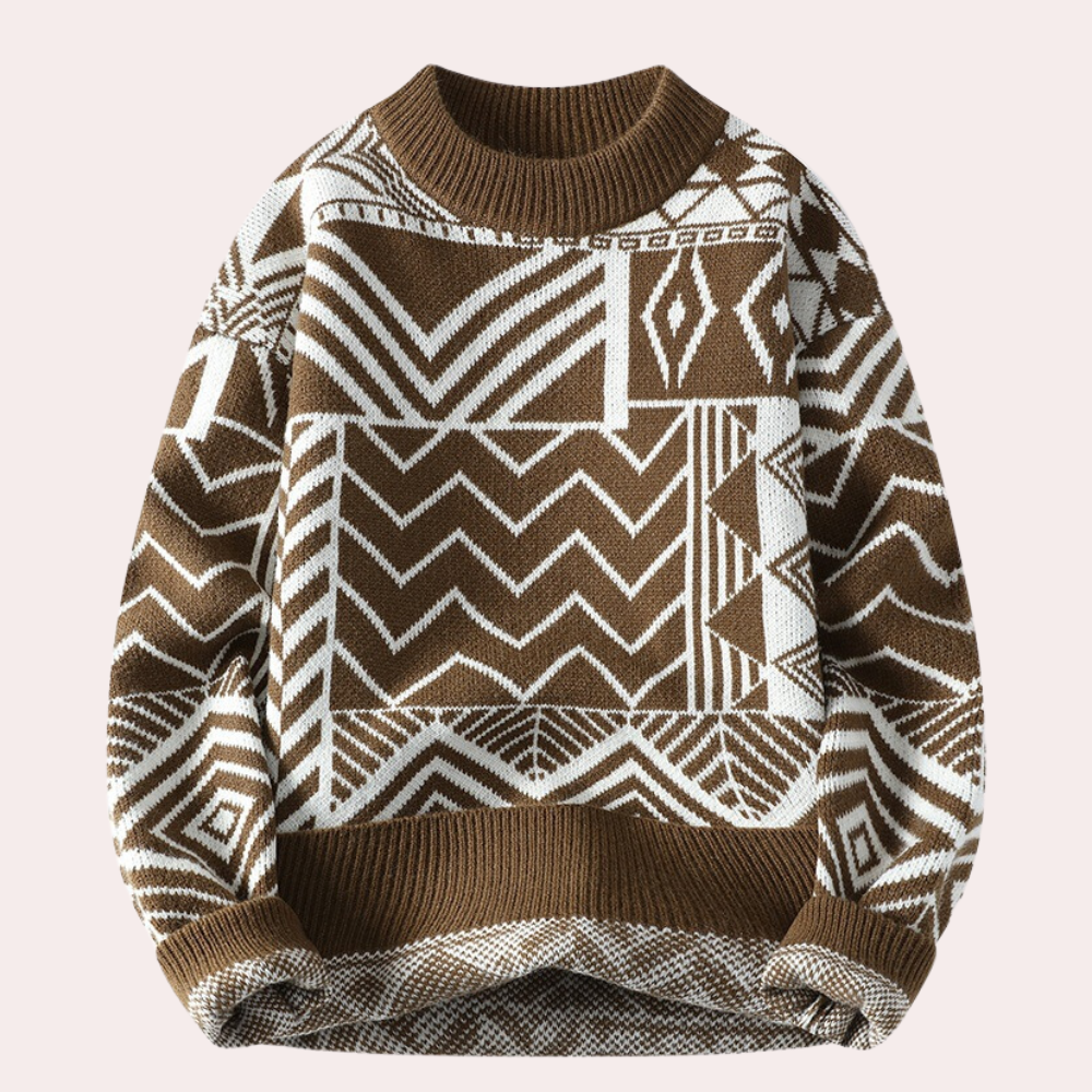 Exklusiver Herrenstrickpullover aus luxuriösem, hochwertigem Stoff