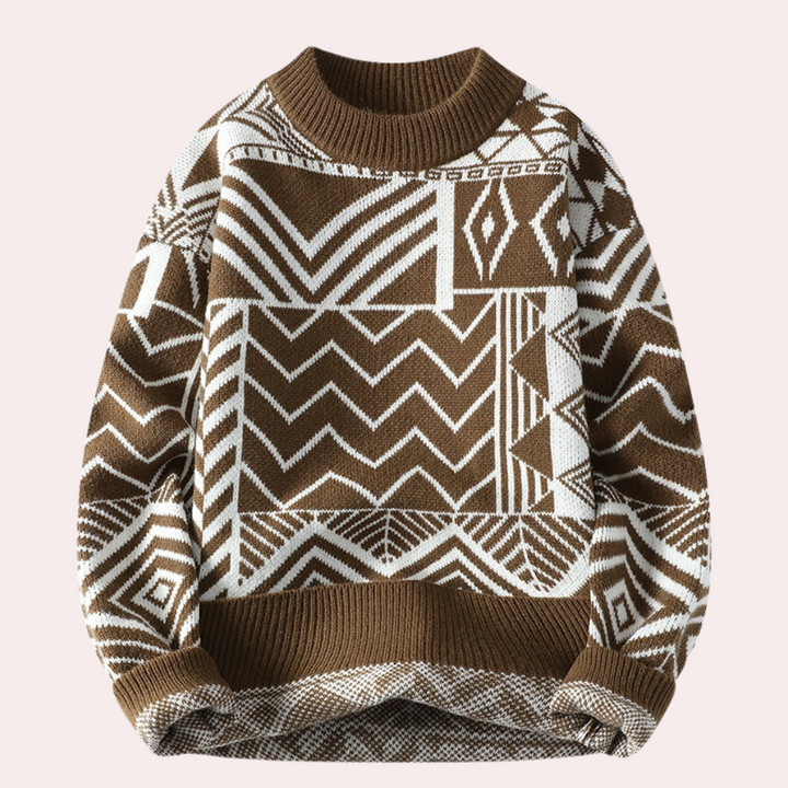Exklusiver Herrenstrickpullover aus luxuriösem, hochwertigem Stoff
