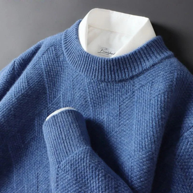 Eleganter Kaschmir-Pullover für Herren in verschiedenen Farben - perfekt für jede Gelegenheit