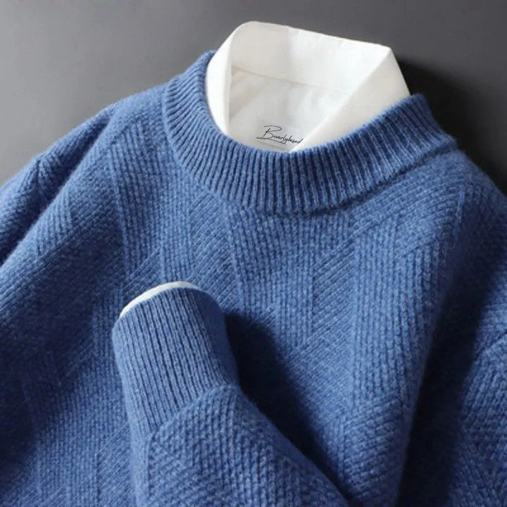 Eleganter Kaschmir-Pullover für Herren in verschiedenen Farben - perfekt für jede Gelegenheit