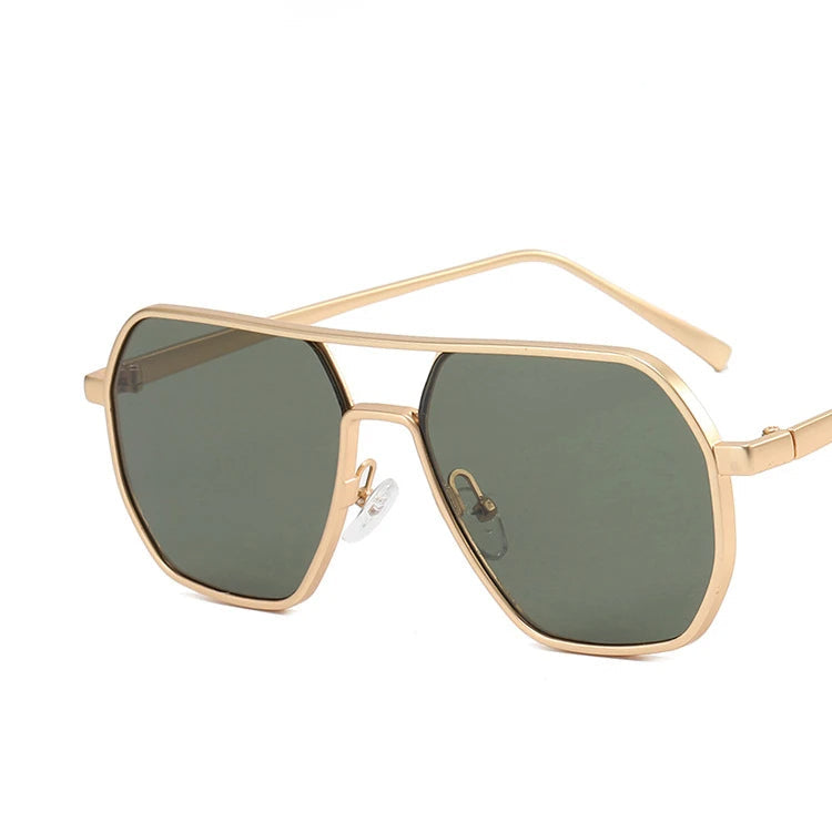 Stylowe i trwałe męskie okulary aviator ze stali nierdzewnej – elegancki dodatek do każdego stroju