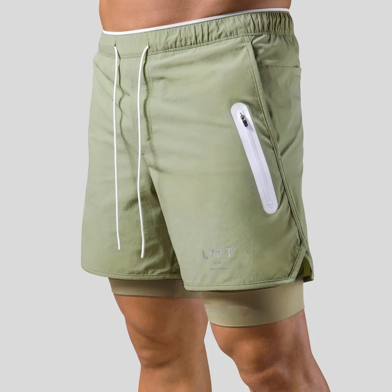 Vielseitige 2-in-1-Sport- und Trainingsshorts für Männer - optimale Leistung und Komfort bei jedem Schritt