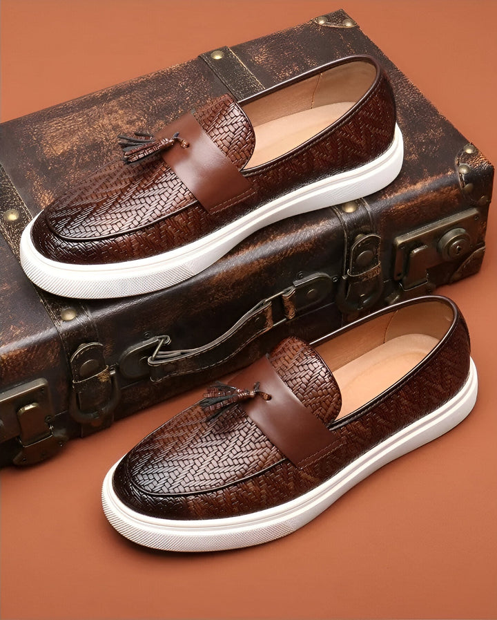 Exklusive Herren-Slipper aus Leder für einen stilvollen und eleganten Look