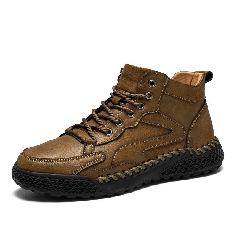 Strapazierfähige und elegante Lederwanderschuhe für Männer