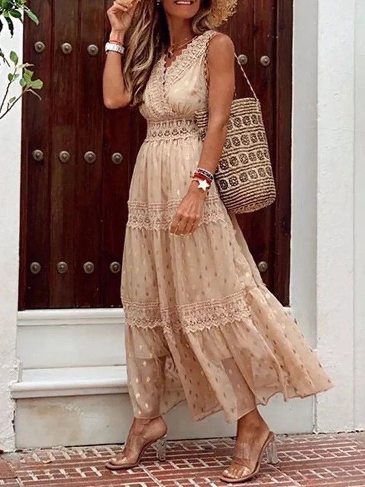 Stilvolles, elegantes Damen-Maxikleid für besondere Anlässe
