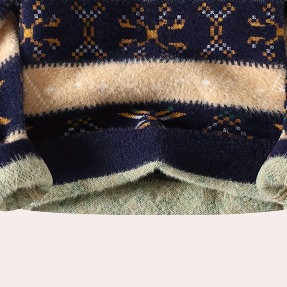 Eleganter Herrenpullover aus Baumwollstrick - Stil und Komfort für jeden Tag