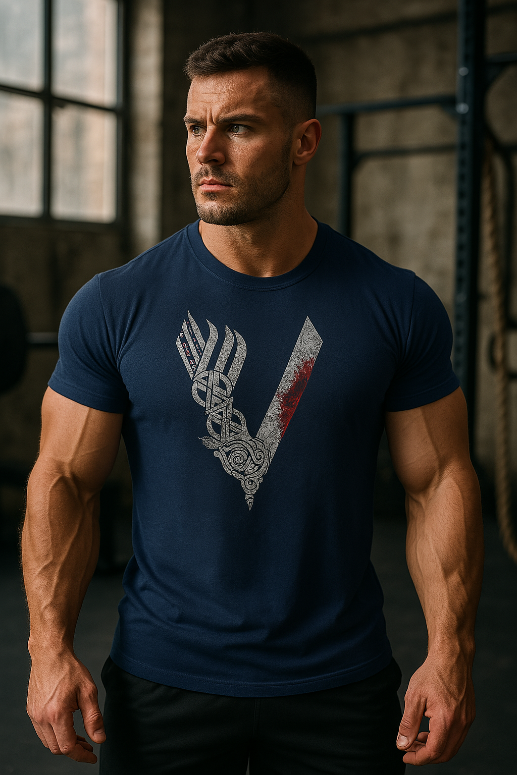 Bequemes Herren-T-Shirt aus Baumwolle im lässigen Stil