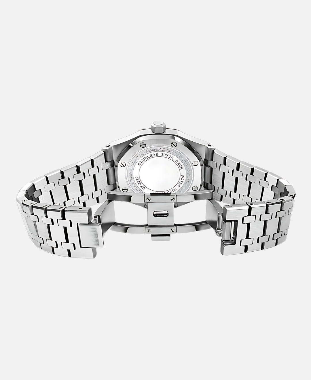 Elegancki męski zegarek 41 mm z trwałą kopertą ze stali nierdzewnej