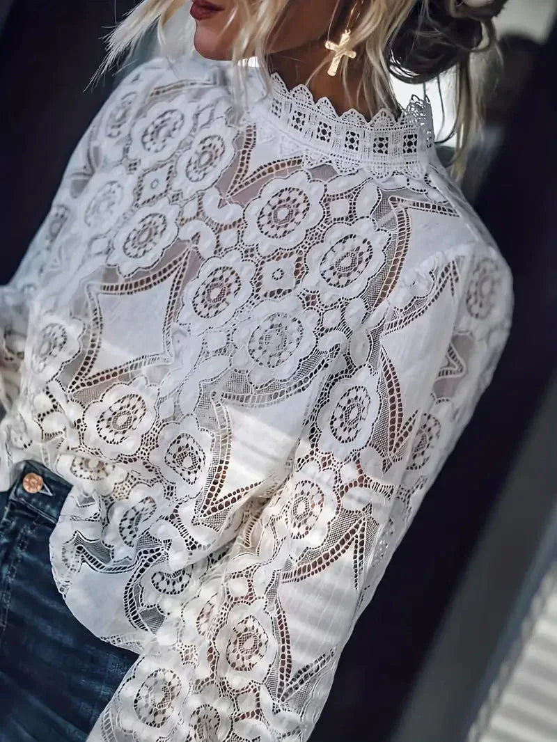 Stylowa i elegancka koronkowa bluzka damska – doskonały wybór na wyjątkowe okazje