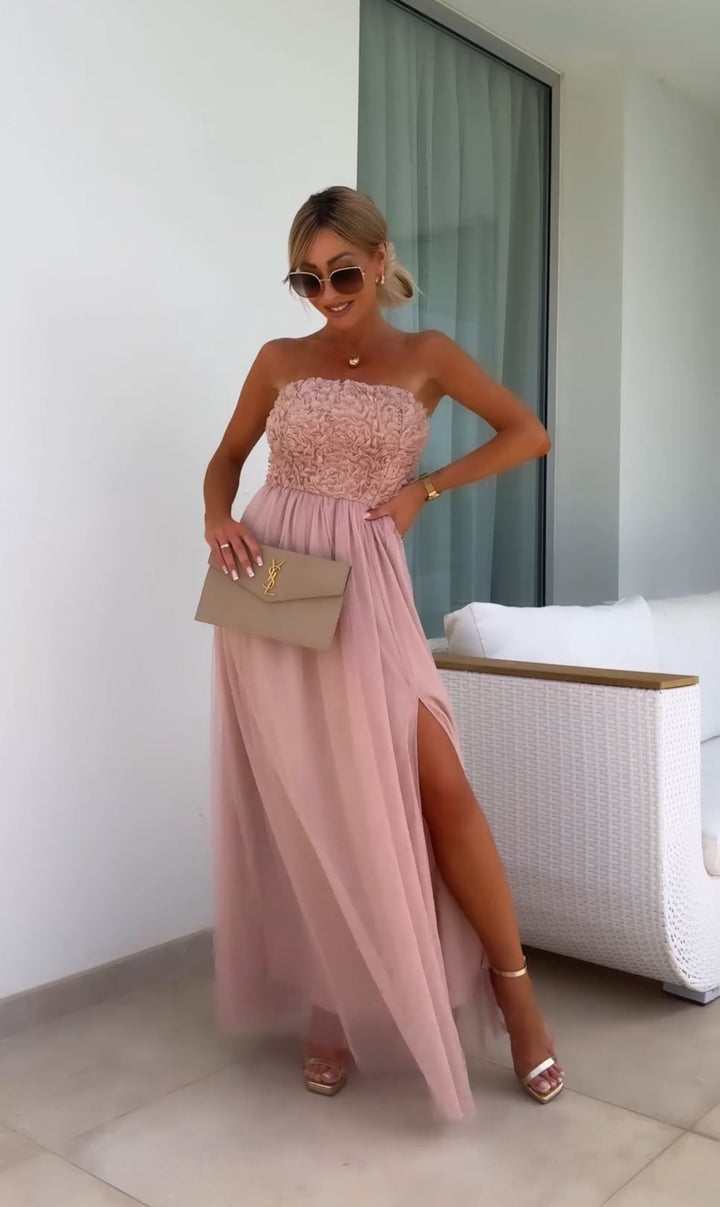Stella™ Kwiatowa Tiulowa Sukienka Marzeń na Eleganckie Okazje - Wyjątkowa Elegancja i Styl