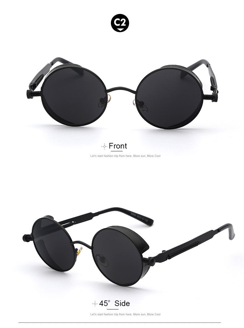 Eleganckie męskie okulary przeciwsłoneczne w stylu retro – podkreśl swój wyjątkowy look