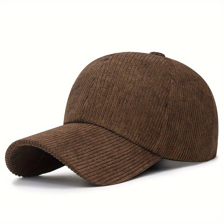 Cathe | Casquette en Velours Côtelé avec Visière Souple et Élégante