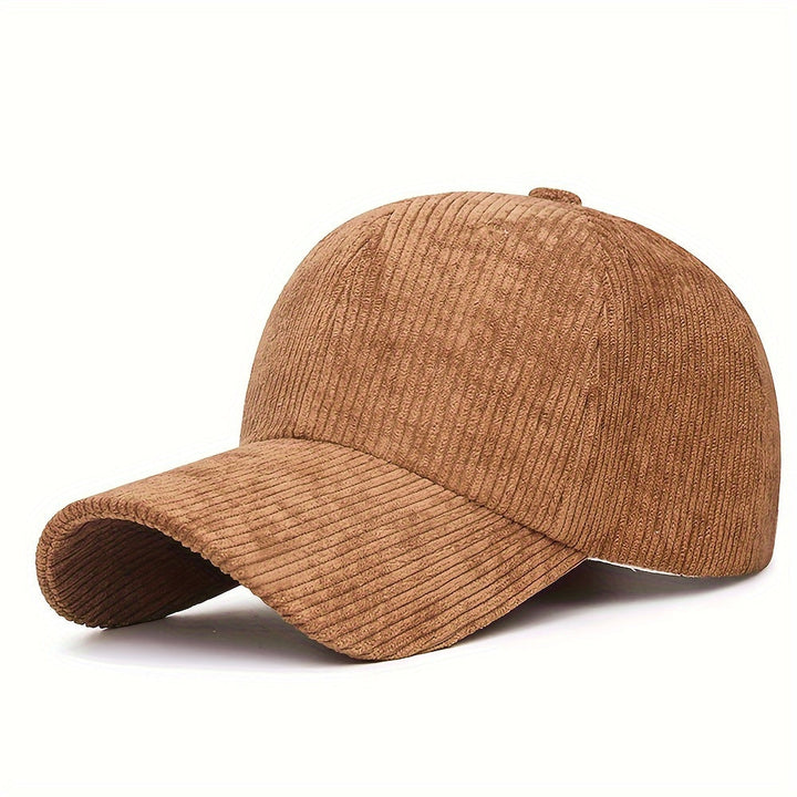 Cathe | Casquette en Velours Côtelé avec Visière Souple et Élégante